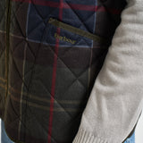 Gilet uomo trapuntato tartan blu MLI0064 TN14 BARBOUR 