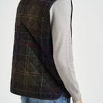 Gilet uomo trapuntato tartan blu MLI0064 TN14 BARBOUR 