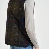 Gilet uomo trapuntato tartan blu MLI0064 TN14 BARBOUR 