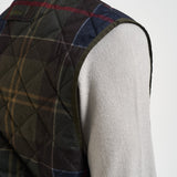 Gilet uomo trapuntato tartan blu MLI0064 TN14 BARBOUR 