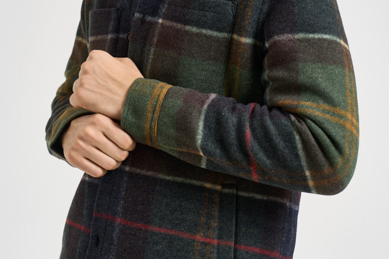 Camicia uomo Woodlanes pazzolata a quadri multicolor MOS0511 TN11 BARBOUR 
