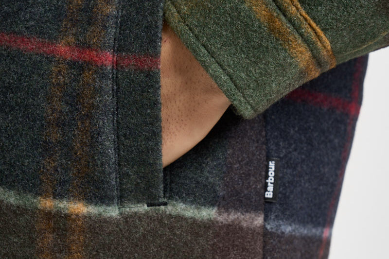 Camicia uomo Woodlanes pazzolata a quadri multicolor MOS0511 TN11 BARBOUR 