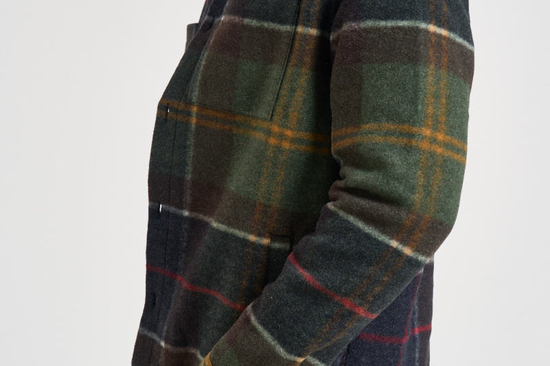 Camicia uomo Woodlanes pazzolata a quadri multicolor MOS0511 TN11 BARBOUR 