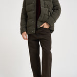 Piumino uomo Powell collo alto marrone MQU1906 SG71 BARBOUR 