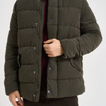 Piumino uomo Powell collo alto marrone MQU1906 SG71 BARBOUR 