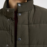Piumino uomo Powell collo alto marrone MQU1906 SG71 BARBOUR 