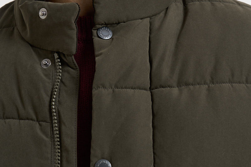 Piumino uomo Powell collo alto marrone MQU1906 SG71 BARBOUR 