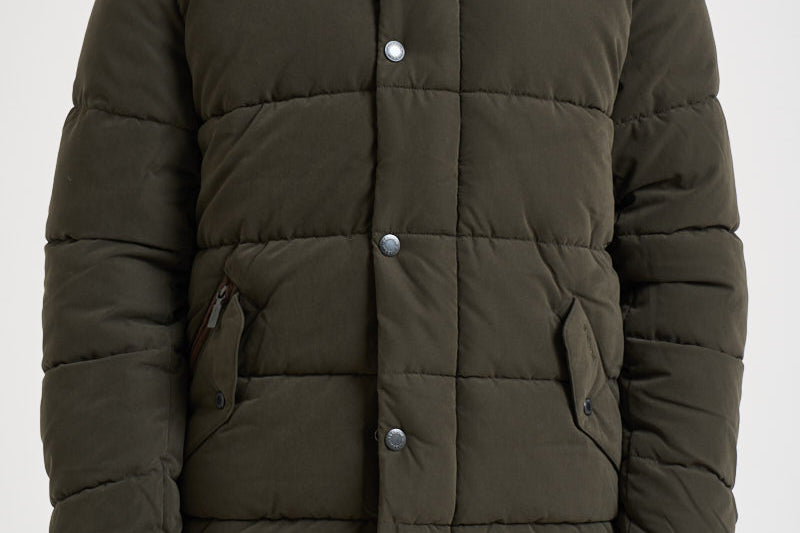 Piumino uomo Powell collo alto marrone MQU1906 SG71 BARBOUR 