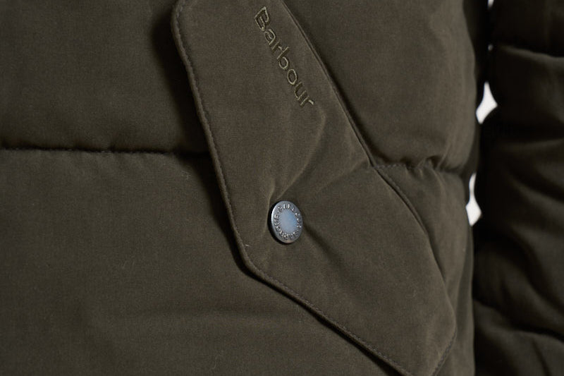 Piumino uomo Powell collo alto marrone MQU1906 SG71 BARBOUR 