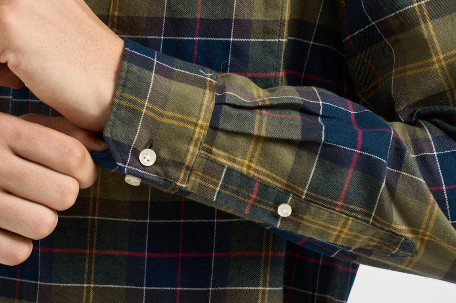 Camicia uomo a quadri verde e blu MSH4991 TN52 BARBOUR 
