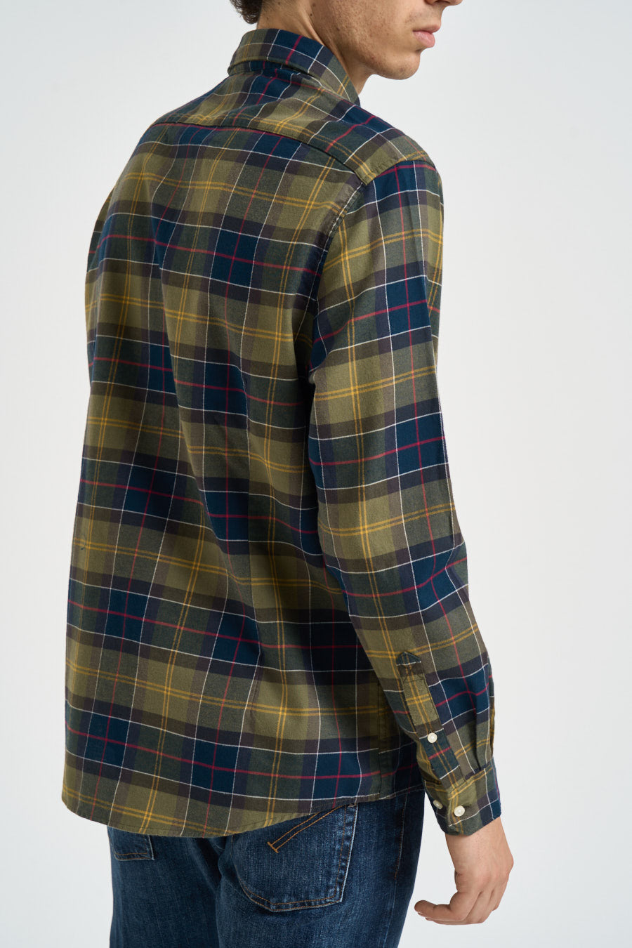 Camicia uomo a quadri verde e blu MSH4991 TN52 BARBOUR 