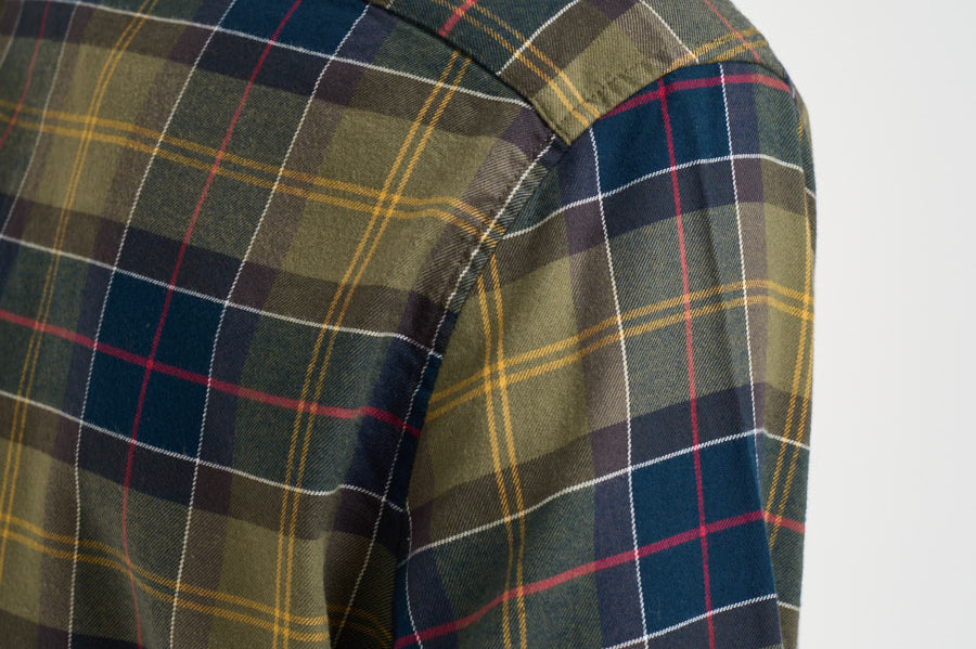 Camicia uomo a quadri verde e blu MSH4991 TN52 BARBOUR 