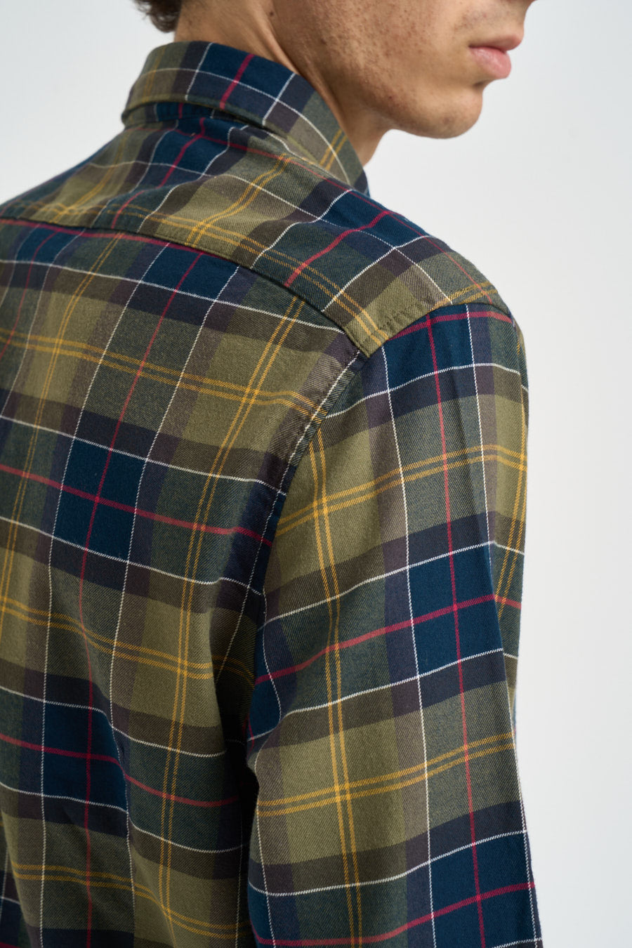 Camicia uomo a quadri verde e blu MSH4991 TN52 BARBOUR 
