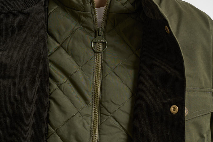 Giacca uomo Ogston verde MWB1086 OL91 BARBOUR 