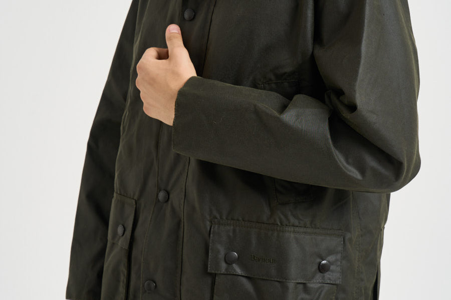 Giubbotto uomo Bedale cerato verde MWX0018 OL99 BARBOUR 