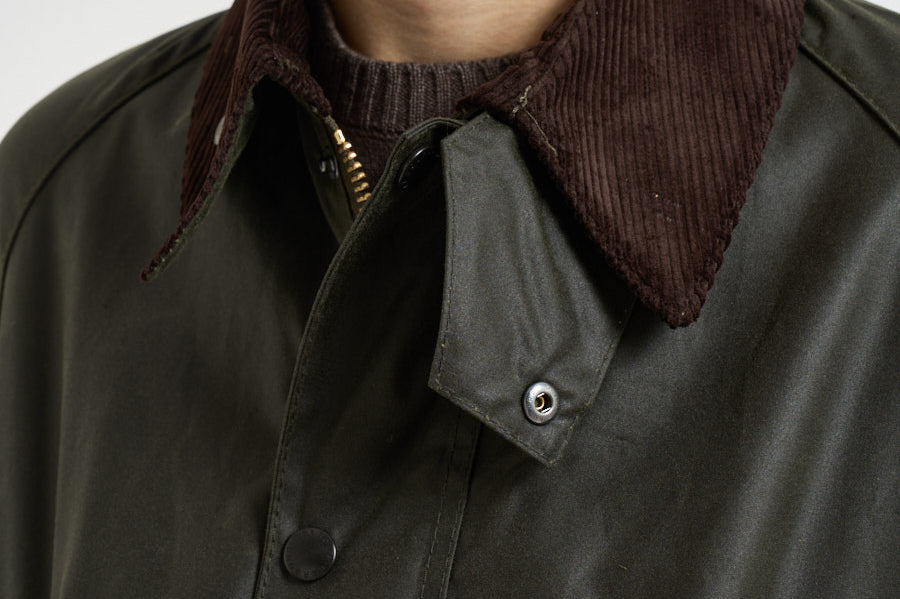 Giubbotto uomo Bedale cerato verde MWX0018 OL99 BARBOUR 