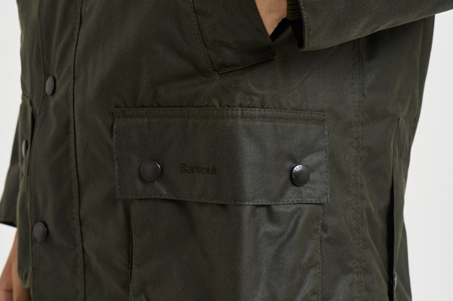 Giubbotto uomo Bedale cerato verde MWX0018 OL99 BARBOUR 
