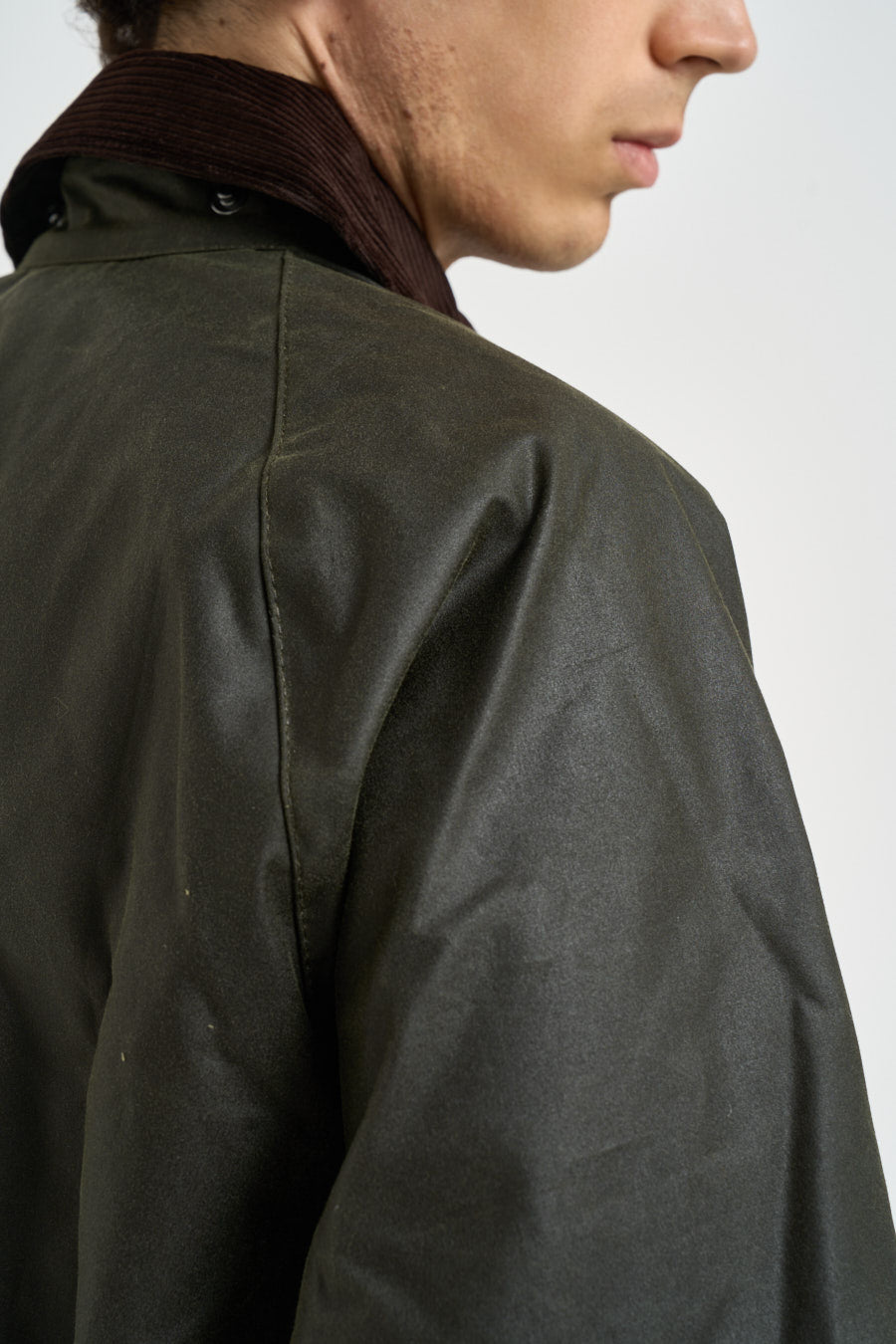 Giubbotto uomo Bedale cerato verde MWX0018 OL99 BARBOUR 