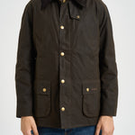 Giacca uomo cerata Ashby verde militare MWX0339 OL71 BARBOUR 