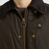 Giacca uomo cerata Ashby verde militare MWX0339 OL71 BARBOUR 