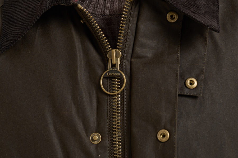 Giacca uomo cerata Ashby verde militare MWX0339 OL71 BARBOUR 