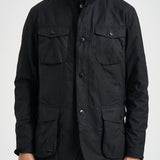 Giacca uomo in cotone cerato Ogston nero MWX0700 BK11 BARBOUR 