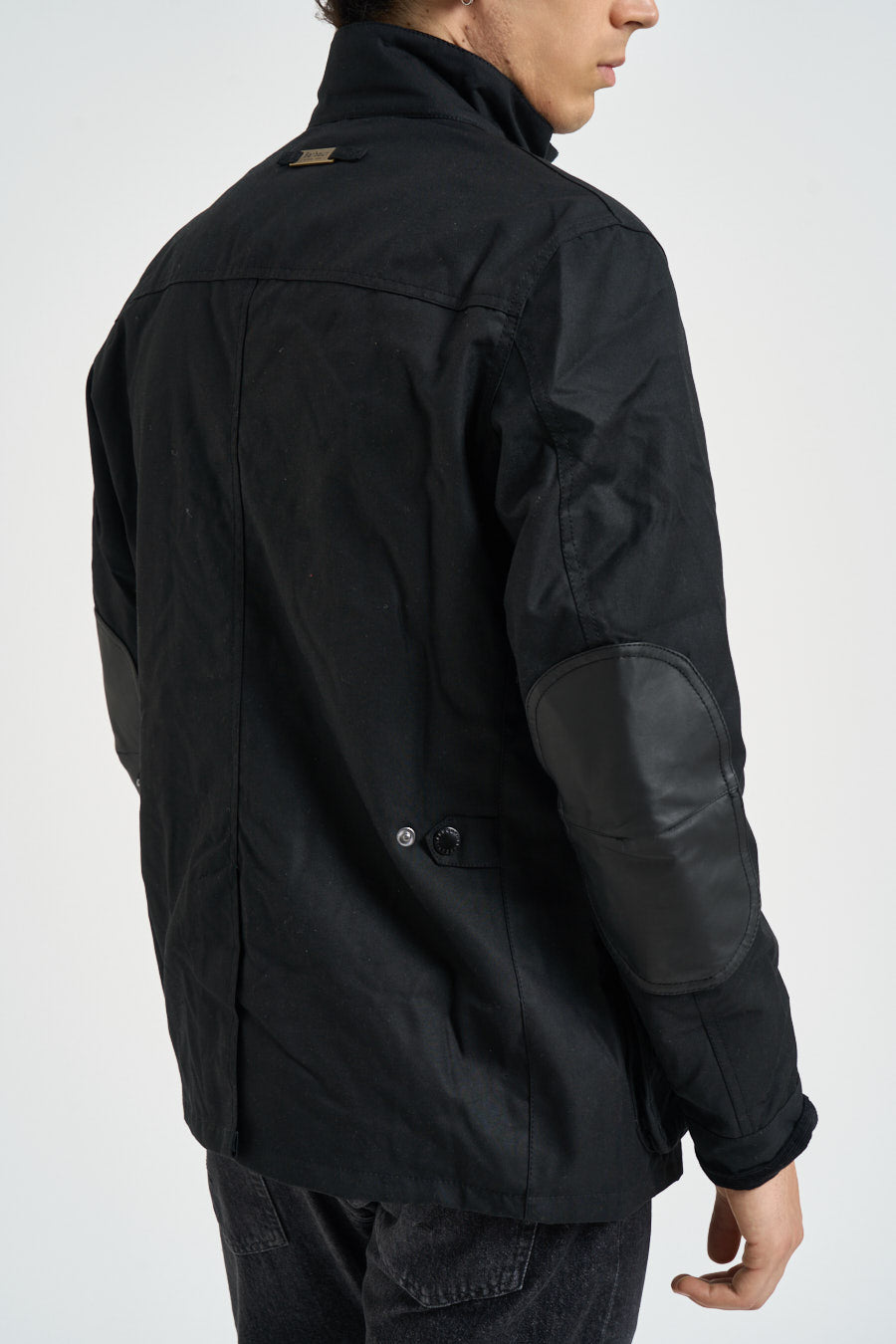 Giubbotto uomo cerato Ogston nero MWX0700 BK11 BARBOUR 