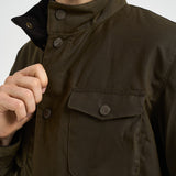 Giubbotto uomo cerato Ogston verde MWX0700 OL51 BARBOUR 