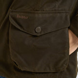 Giubbotto uomo cerato Ogston verde MWX0700 OL51 BARBOUR 