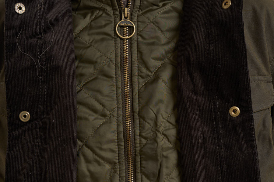 Giubbotto uomo cerato Ogston verde MWX0700 OL51 BARBOUR 