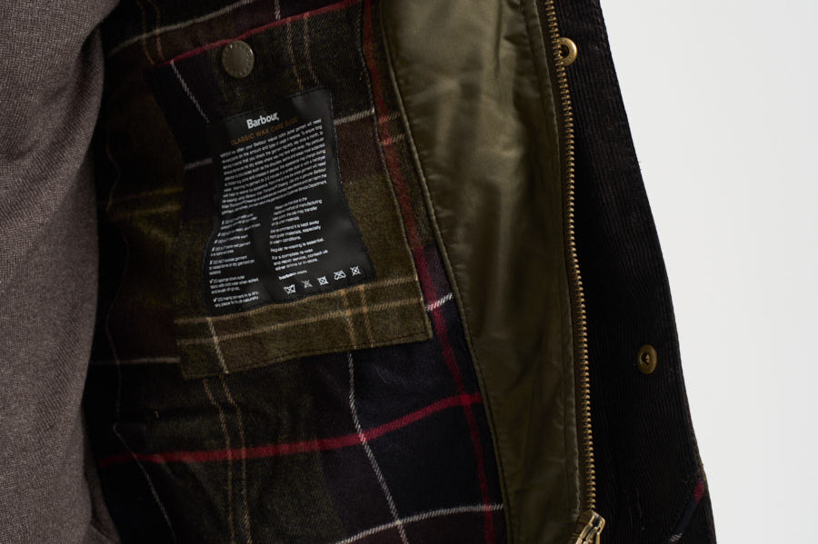 Giubbotto uomo cerato Ogston verde MWX0700 OL51 BARBOUR 