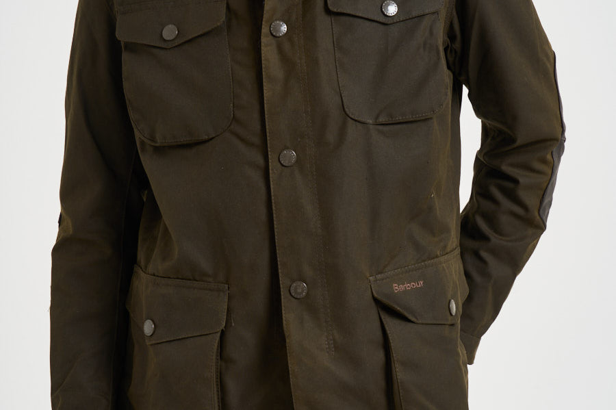 Giubbotto uomo cerato Ogston verde MWX0700 OL51 BARBOUR 