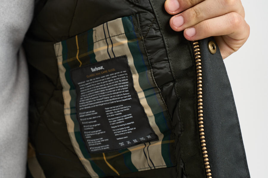 Giacca uomo Reelin cerata verde MWX1106 SG51 BARBOUR 