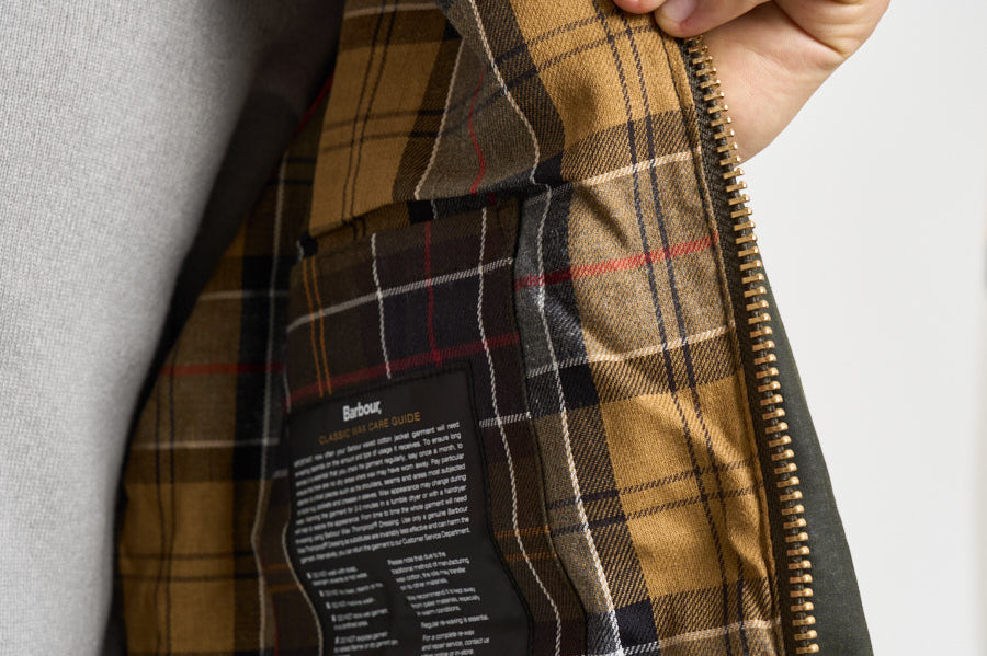 Giacca uomo in cotone cerato verde MWX2500 SG51 BARBOUR 