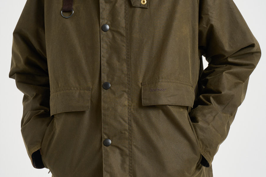 Giacca uomo Spey Icons cerato verde MWX2584 SN91 BARBOUR 
