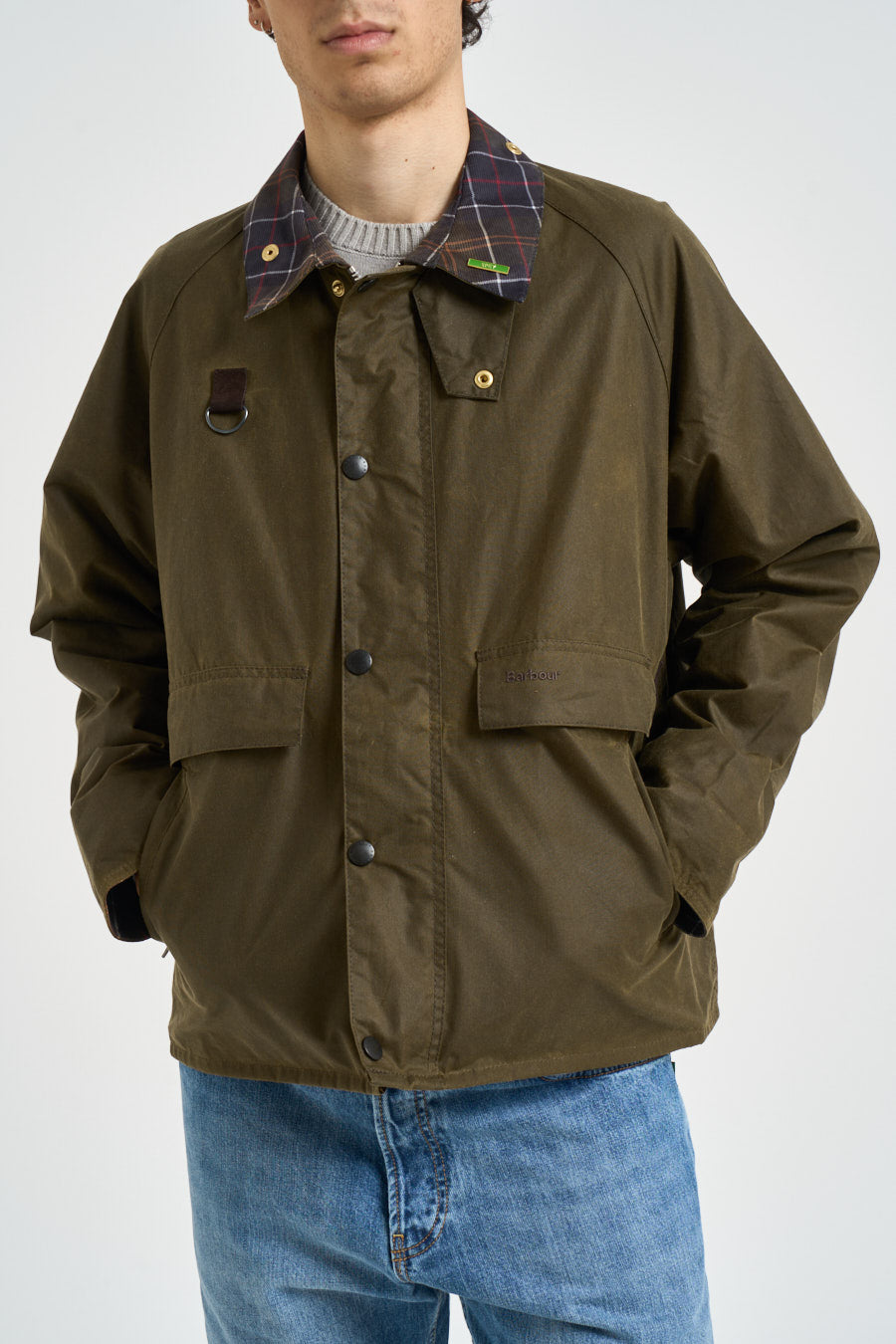 Giacca uomo Spey Icons cerato verde MWX2584 SN91 BARBOUR 