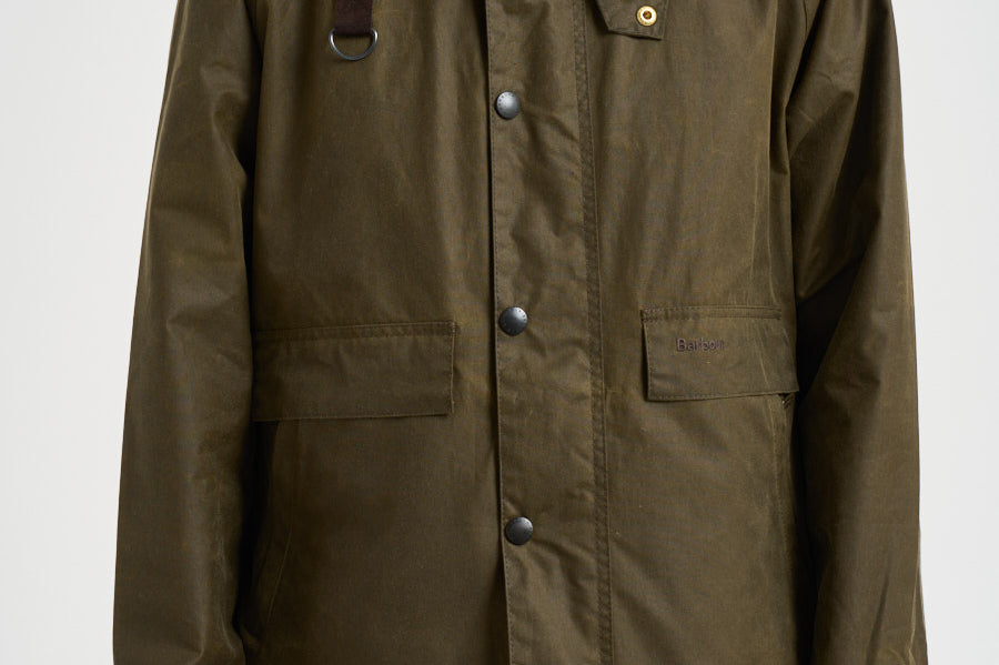 Giacca uomo Spey Icons cerato verde MWX2584 SN91 BARBOUR 