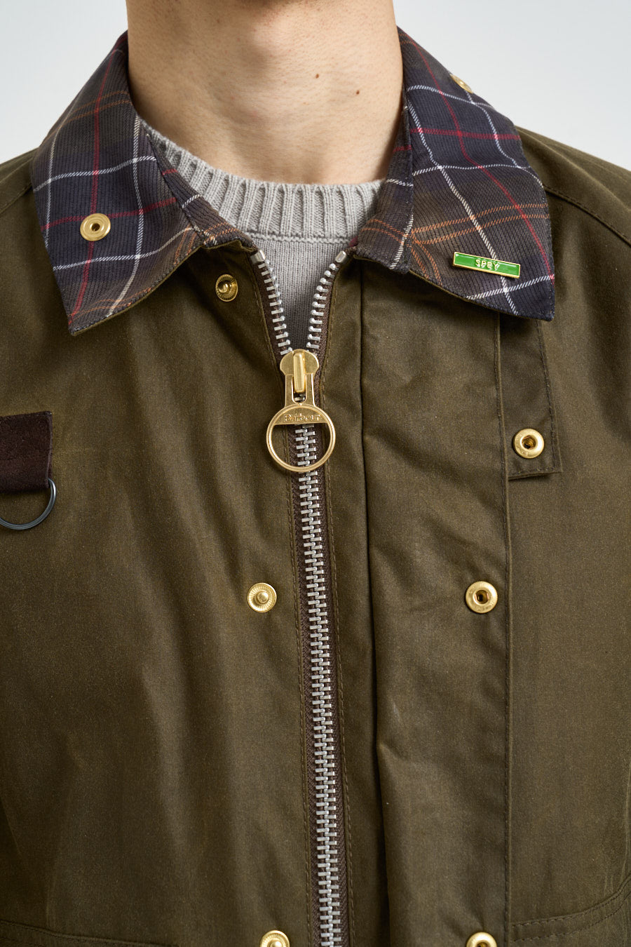 Giacca uomo Spey Icons cerato verde MWX2584 SN91 BARBOUR 