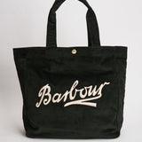 Borsa donna shopper velluto verde UBA0779 SG91 BARBOUR 