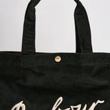 Borsa donna shopper velluto verde UBA0779 SG91 BARBOUR 