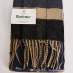 Sciarpa uomo tartan beige, grigia e blu USC0322 TN39 BARBOUR 