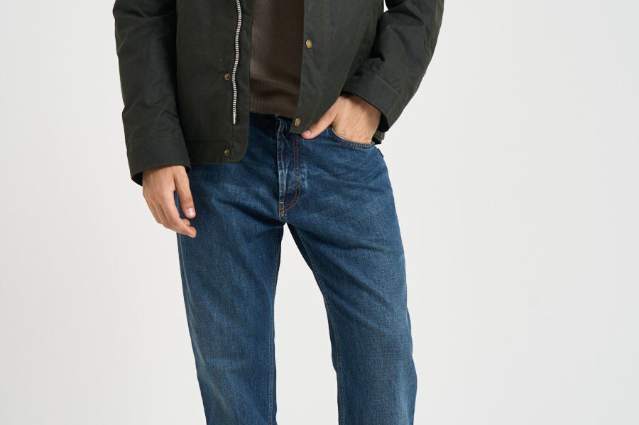 Giubbotto uomo cerato verde scuro MWX1853 SG91 BARBOUR INTERNATIONAL 