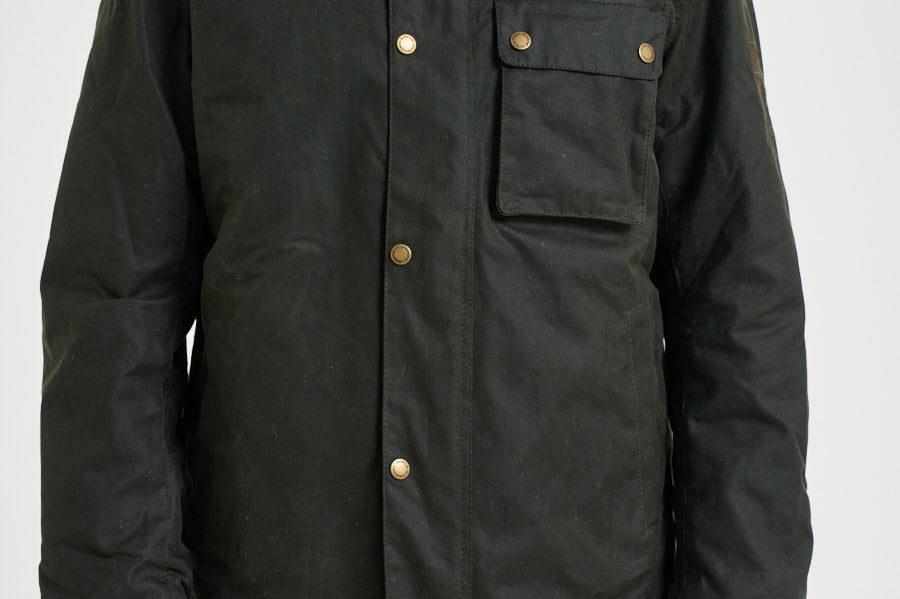 Giubbotto uomo cerato verde scuro MWX1853 SG91 BARBOUR INTERNATIONAL 