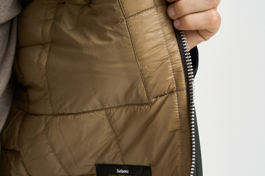 Giubbotto uomo cerato verde scuro MWX1853 SG91 BARBOUR INTERNATIONAL 