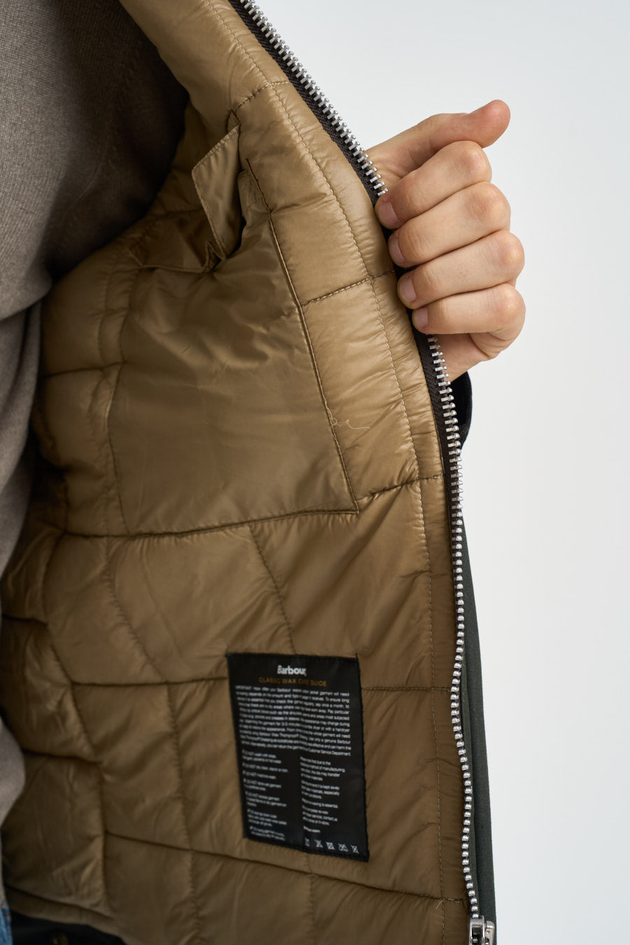 Giubbotto uomo cerato verde scuro MWX1853 SG91 BARBOUR INTERNATIONAL 