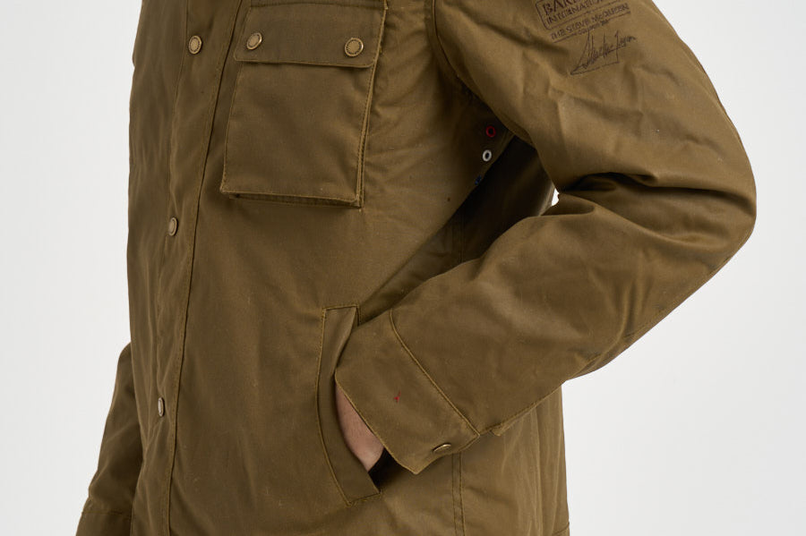 Giubbotto uomo cerato verde oliva MWX1853 SN32 BARBOUR INTERNATIONAL 