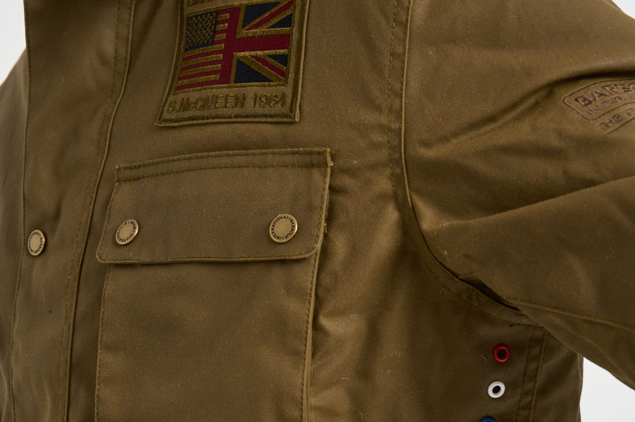 Giubbotto uomo cerato verde oliva MWX1853 SN32 BARBOUR INTERNATIONAL 