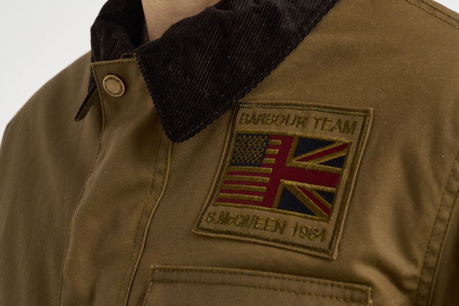 Giubbotto uomo cerato verde oliva MWX1853 SN32 BARBOUR INTERNATIONAL 