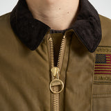 Giubbotto uomo cerato verde oliva MWX1853 SN32 BARBOUR INTERNATIONAL 