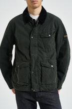 Giacca uomo Drifter in cotone cerato verde MWX2600 SG51 BARBOUR INTERNATIONAL 